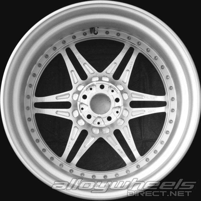 Brabus Monoblock VI Evo Platinum Edit High Gloss Silver with Polished Face and Edge Alloy Wheel Product Image #2