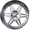 Brabus Monoblock VI Evo Platinum Edit High Gloss Silver with Polished Face and Edge Wheel Img 1