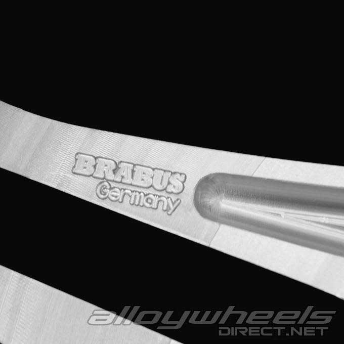 Brabus Monoblock VI Platinum Edition High Gloss Silver with Polished Face and Edge Alloy Wheel Product Image #4