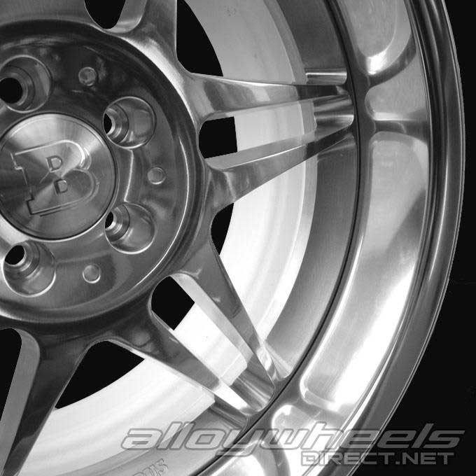Brabus Monoblock VI Platinum Edition High Gloss Silver with Polished Face and Edge Alloy Wheel Product Image #3