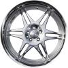 Brabus Monoblock VI Platinum Edition High Gloss Silver with Polished Face and Edge Wheel Img 1