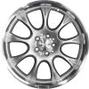 Brabus Monoblock E Silver with Polished Rim Edge Wheel Img 1