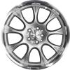 Brabus Monoblock E Silver with Polished Rim Edge Wheel Img 1