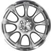 Brabus Monoblock E Silver with Polished Rim Edge Wheel Img 1