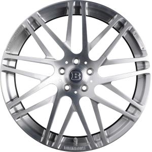 Brabus Monoblock F Platinum Edition Silver Brushed Alloy Wheel for Mercedes G-Class W463A - Sizes 21in