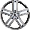 Brabus Monoblock G Platinum Edition Matt Titanium with Polished Face Wheel Img 1