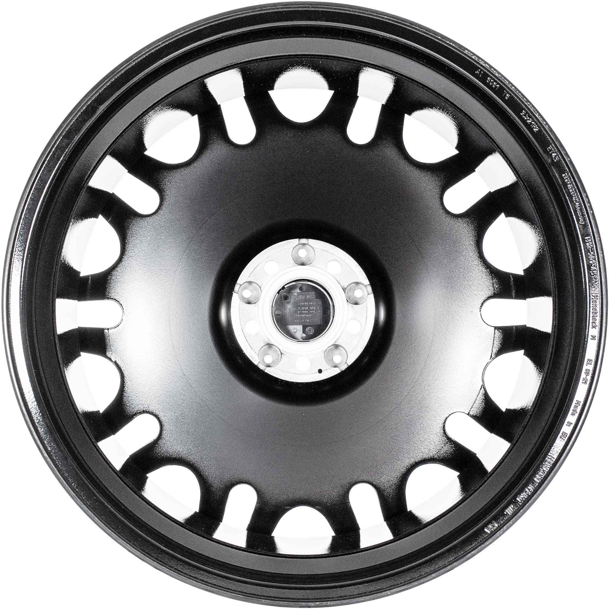 Brabus Monoblock M Platinum Edition Black Gloss with Polished Face Alloy Wheel Product Image #3