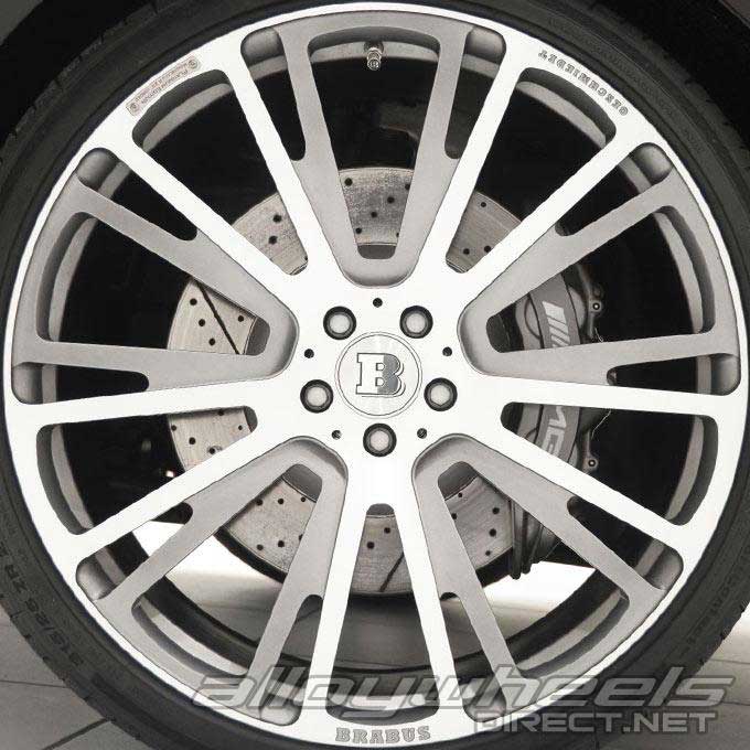 Brabus Monoblock R Platinum Edition Titanium Matt with Polished Face Alloy Wheel Product Image #2