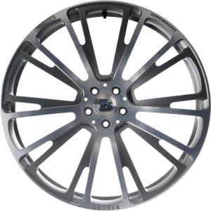Brabus Monoblock R Platinum Edition Titanium Matt with Polished Face Alloy Wheel for Rolls Royce Ghost Ghost Family - Sizes 21in