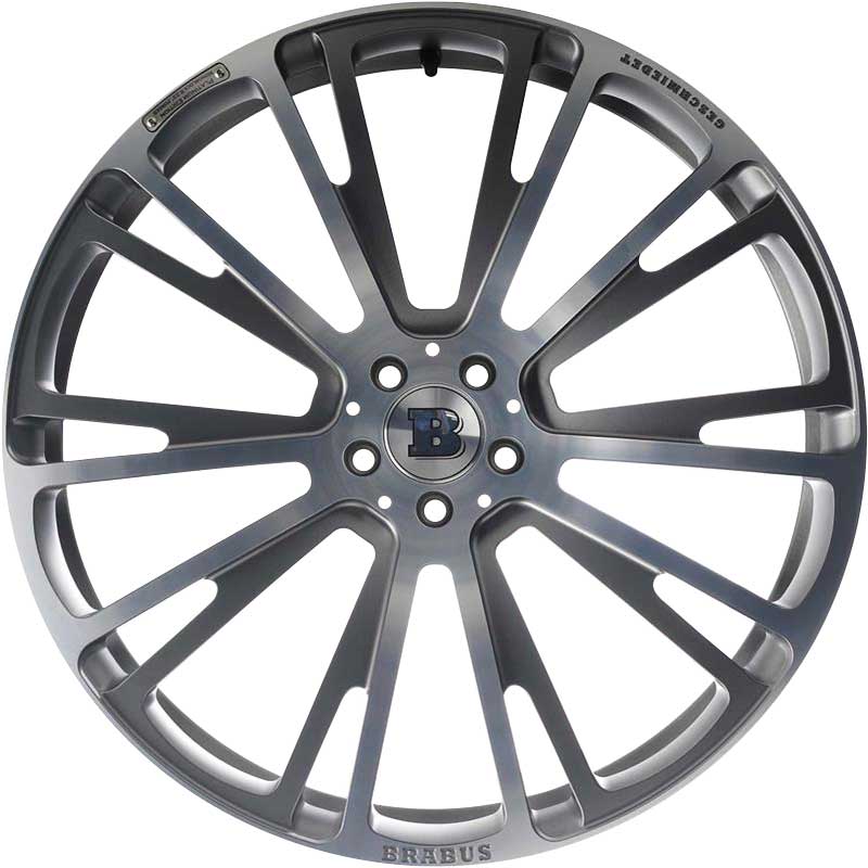 Brabus Monoblock R Platinum Edition Titanium Matt with Polished Face Alloy Wheel Product Image #1