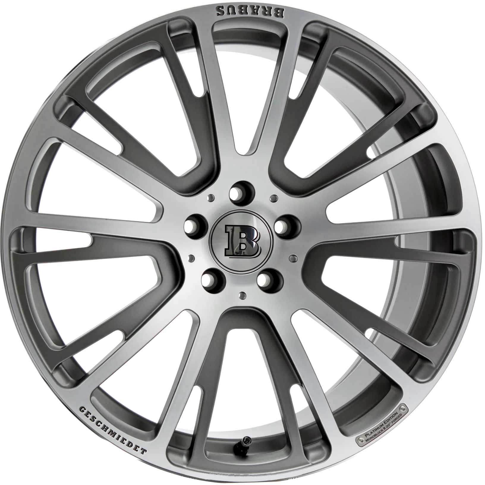 Brabus Monoblock R Platinum Edition Titanium Gloss with Polished Face Alloy Wheel Product Image #2