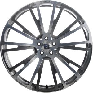 Brabus Monoblock R Platinum Edition Titanium Gloss with Polished Face Alloy Wheel for Mercedes G-Class W463A - Sizes 23in