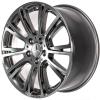 Brabus Monoblock R Liquid Titanium Smoked with Polished Face Wheel Img 2