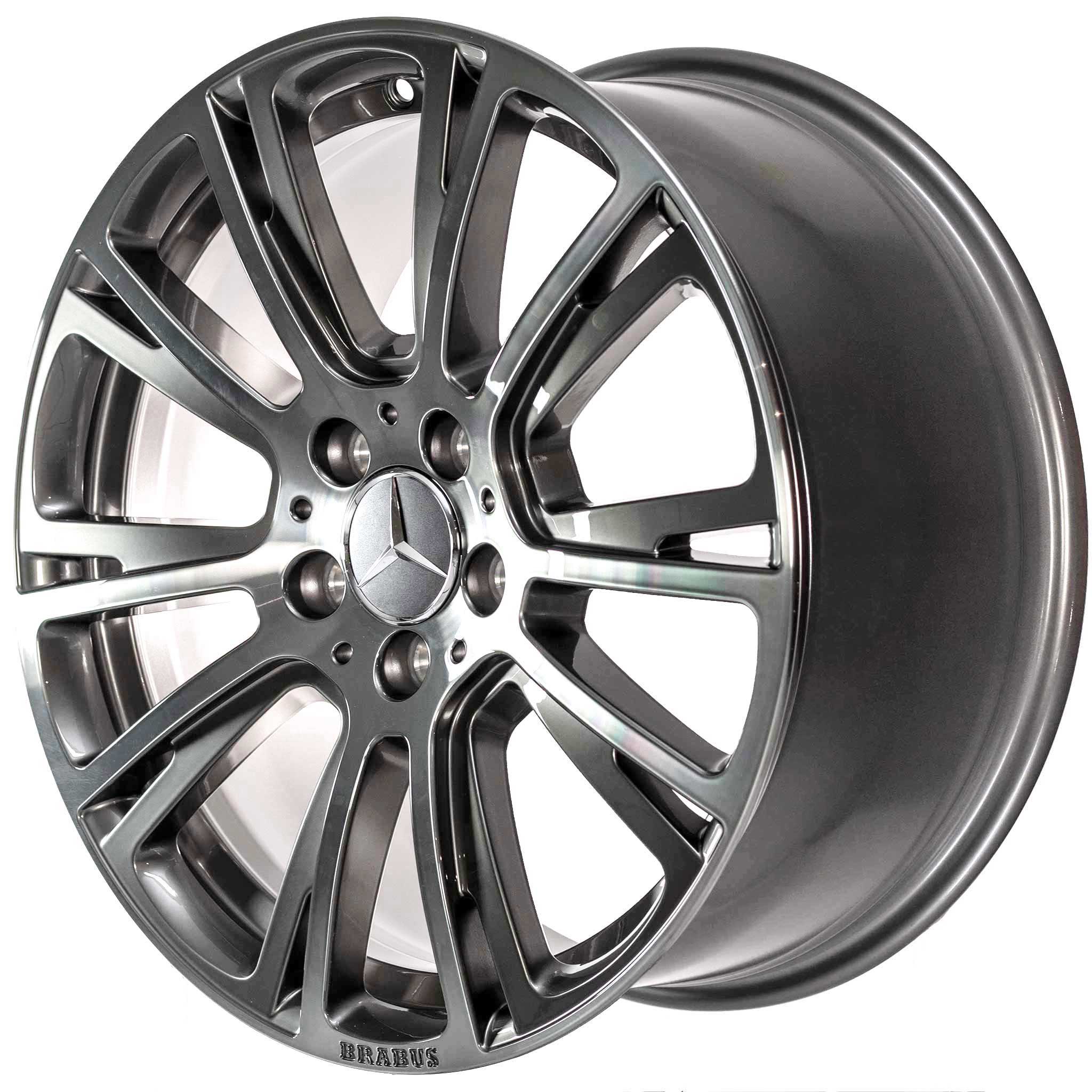 Brabus Monoblock R Liquid Titanium Smoked with Polished Face Alloy Wheel Product Image #2