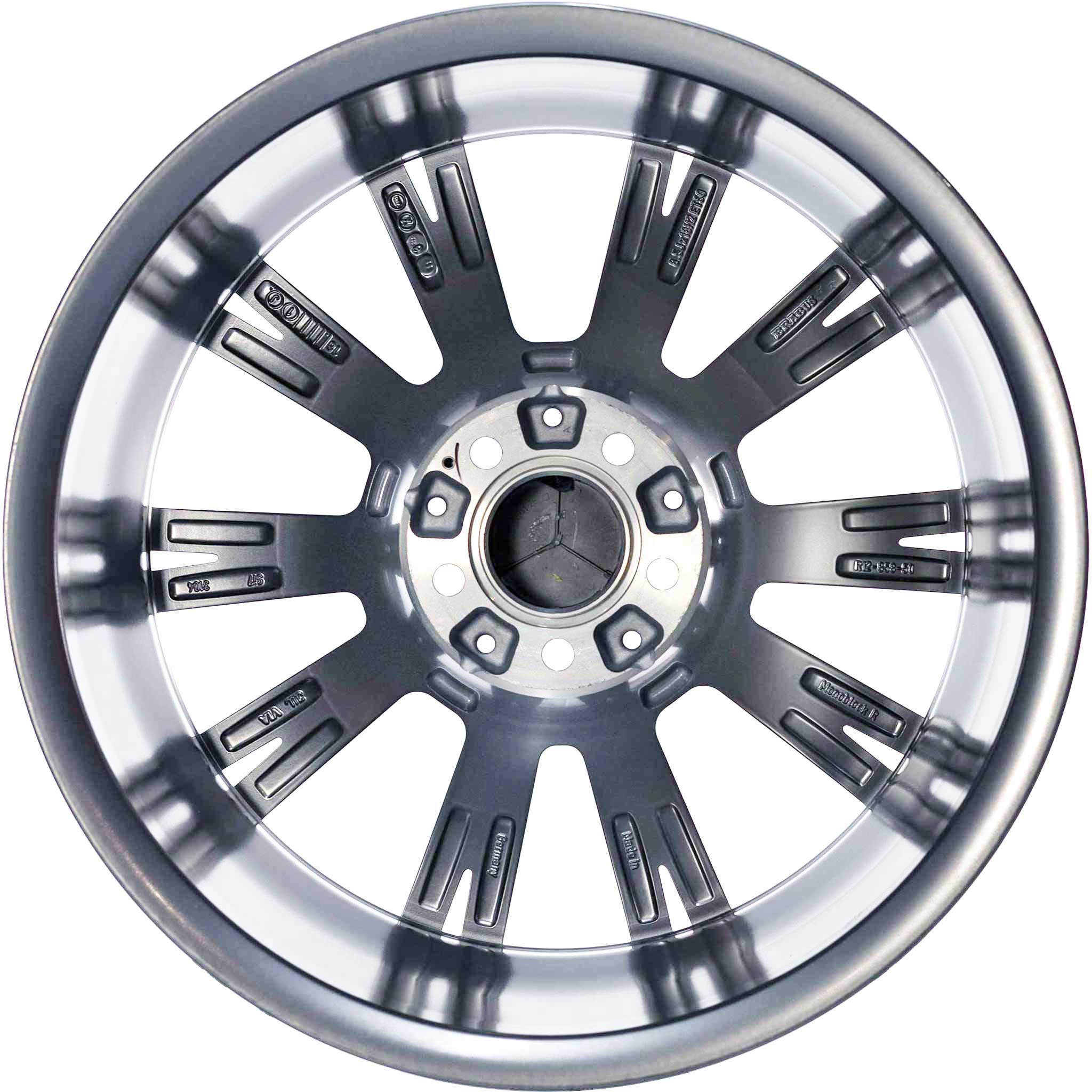 Brabus Monoblock R Liquid Titanium Smoked with Polished Face Alloy Wheel Product Image #3