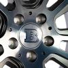 Brabus Monoblock R Liquid Titanium Smoked with Polished Face Wheel Img 4