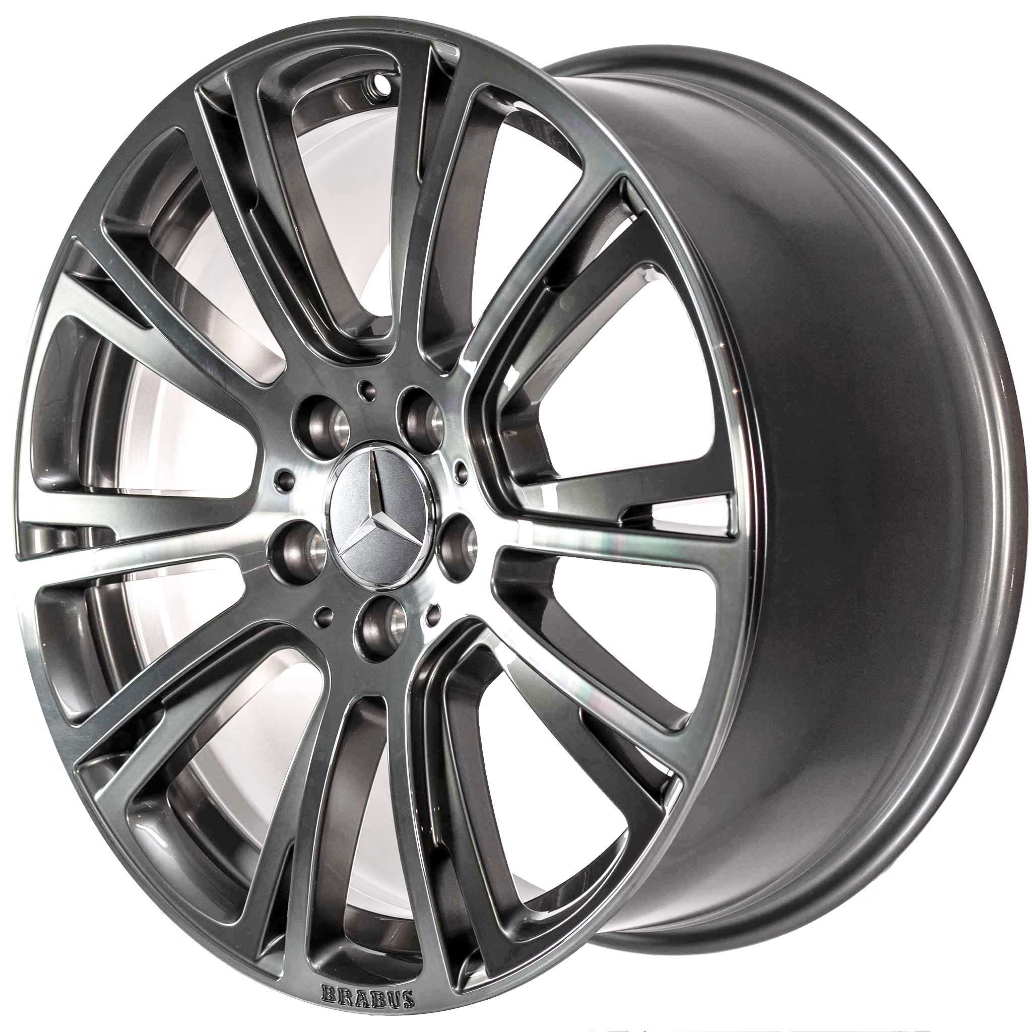 Brabus Monoblock R Liquid Titanium Smoked with Polished Face Alloy Wheel Product Image #2