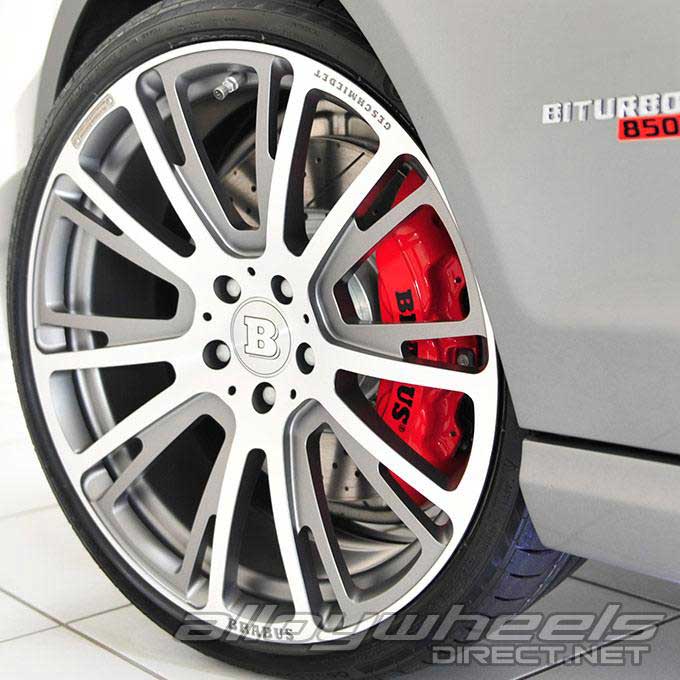 Brabus Monoblock R Platinum Edition Titanium Matt with Polished Face Alloy Wheel Product Image #3