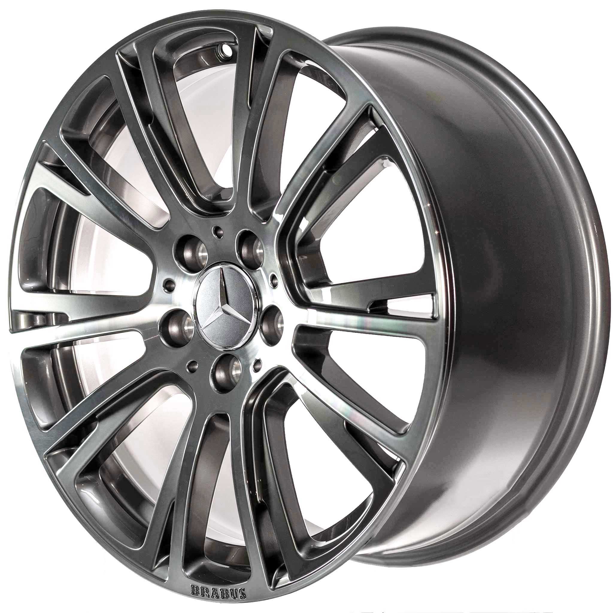 Brabus Monoblock R Liquid Titanium Smoked with Polished Face Alloy Wheel Product Image #2