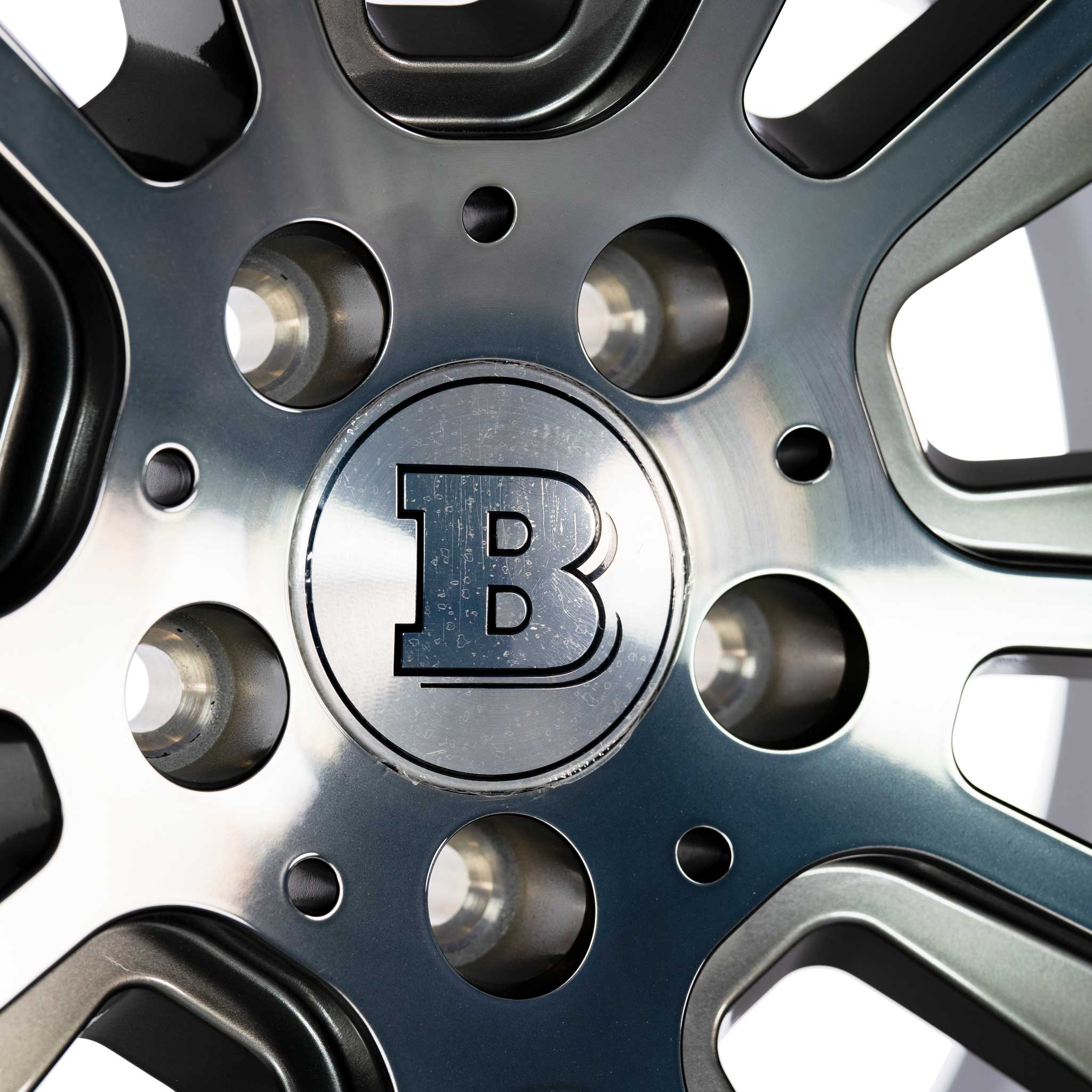 Brabus Monoblock R Liquid Titanium Smoked with Polished Face Alloy Wheel Product Image #4