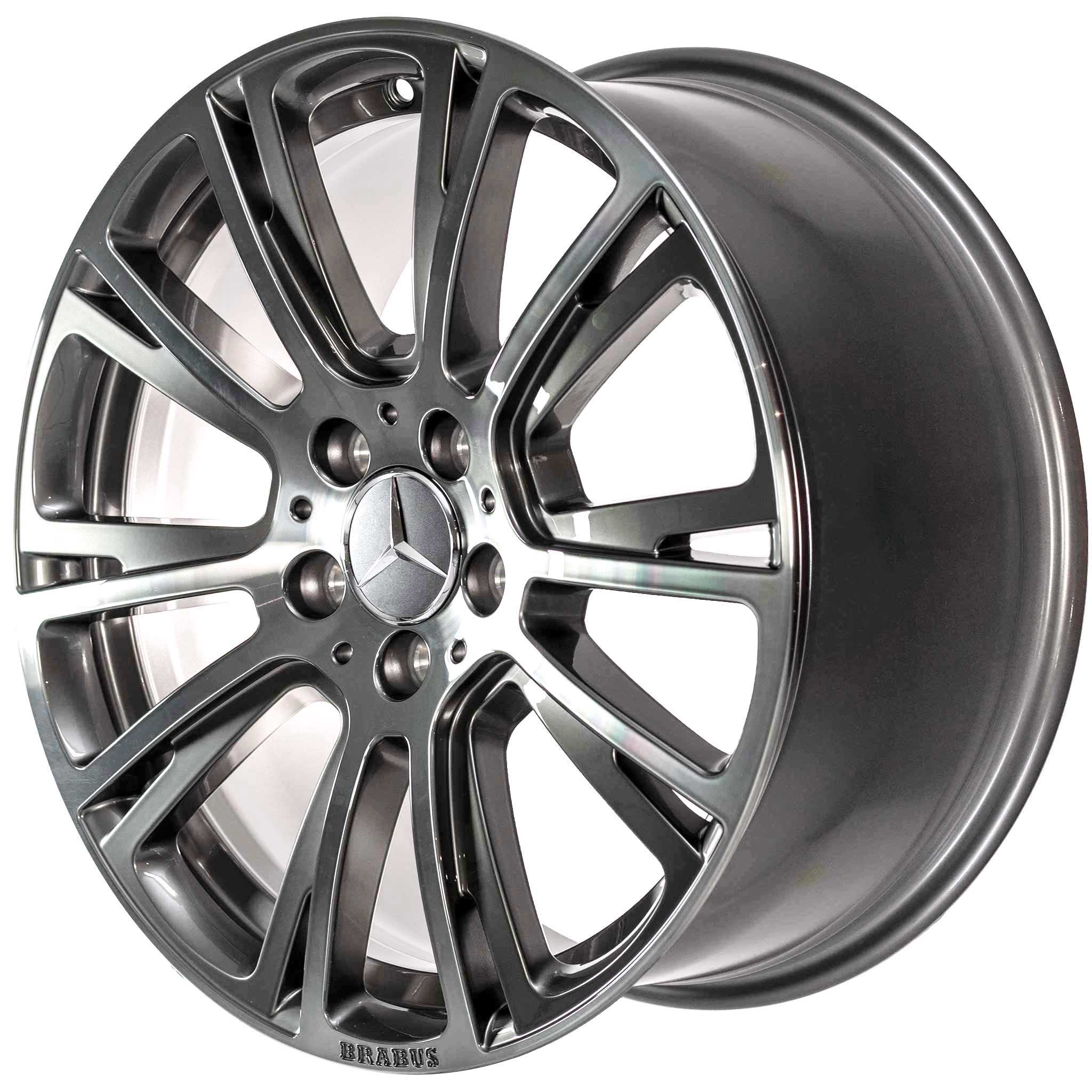Brabus Monoblock R Liquid Titanium Smoked with Polished Face Alloy Wheel Product Image #2