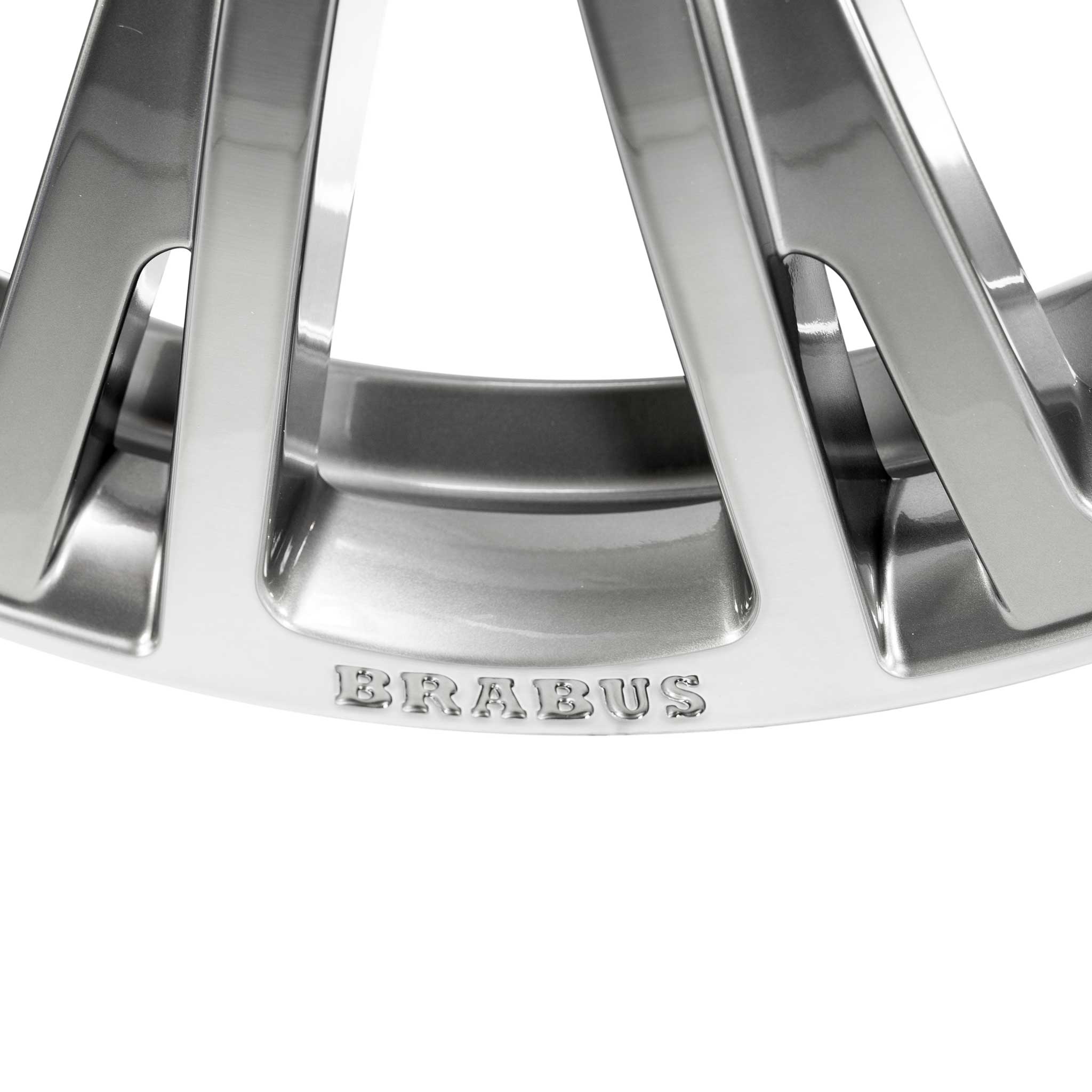 Brabus Monoblock R Liquid Titanium Smoked with Polished Face Alloy Wheel Product Image #5