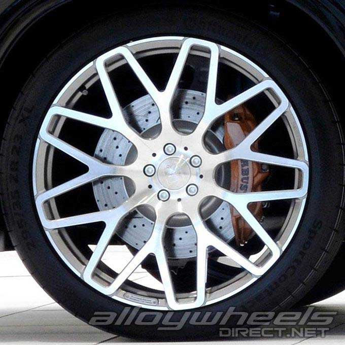 Brabus Monoblock Y Platinum Edition Titanium with Polished Face Alloy Wheel Product Image #2