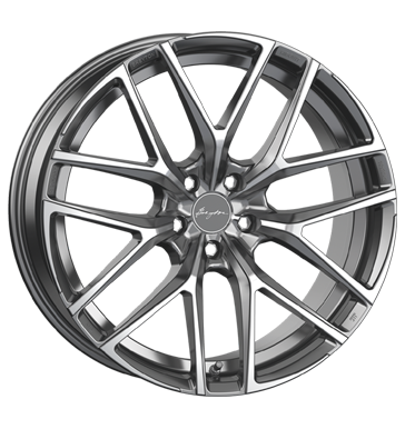 Breyton Hibonit Matt Gun Polished Face Alloy Wheel Product Image #2