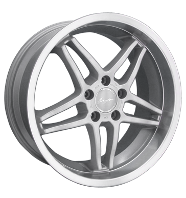 Breyton Inspiration Silver Rim Lip Polished Alloy Wheel Product Image #1