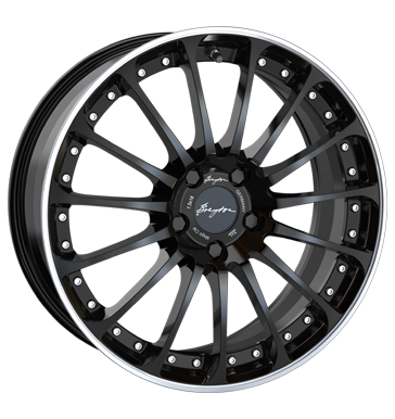 Breyton Magic CW Glossy Black with Polished Lip Alloy Wheel Product Image #2