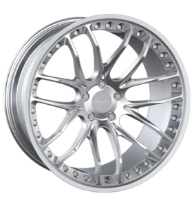 19" Breyton Race GTP Hyper Silver Small Polished Lip alloy wheel