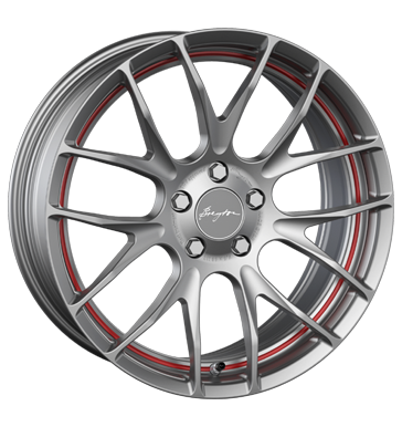 Breyton Race GTS-R Matt Gun Red Circle Undercut Alloy Wheel Product Image #2