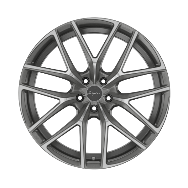 Breyton Hibonit Matt Gun Polished Face Alloy Wheel Product Image #1