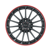 Breyton Magic CW Matt Grey with red anodized lip Wheel Img 1