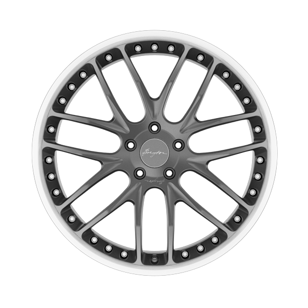 Breyton Race GTP Matt Gun Small Polished Lip Alloy Wheel Product Image #1