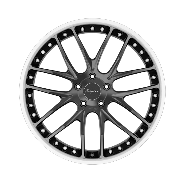 Breyton Race GTP Matt Black Small Polished Lip Alloy Wheel Product Image #1