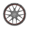 Breyton Race GTS-R Matt Gun Red Circle Undercut Wheel Img 1