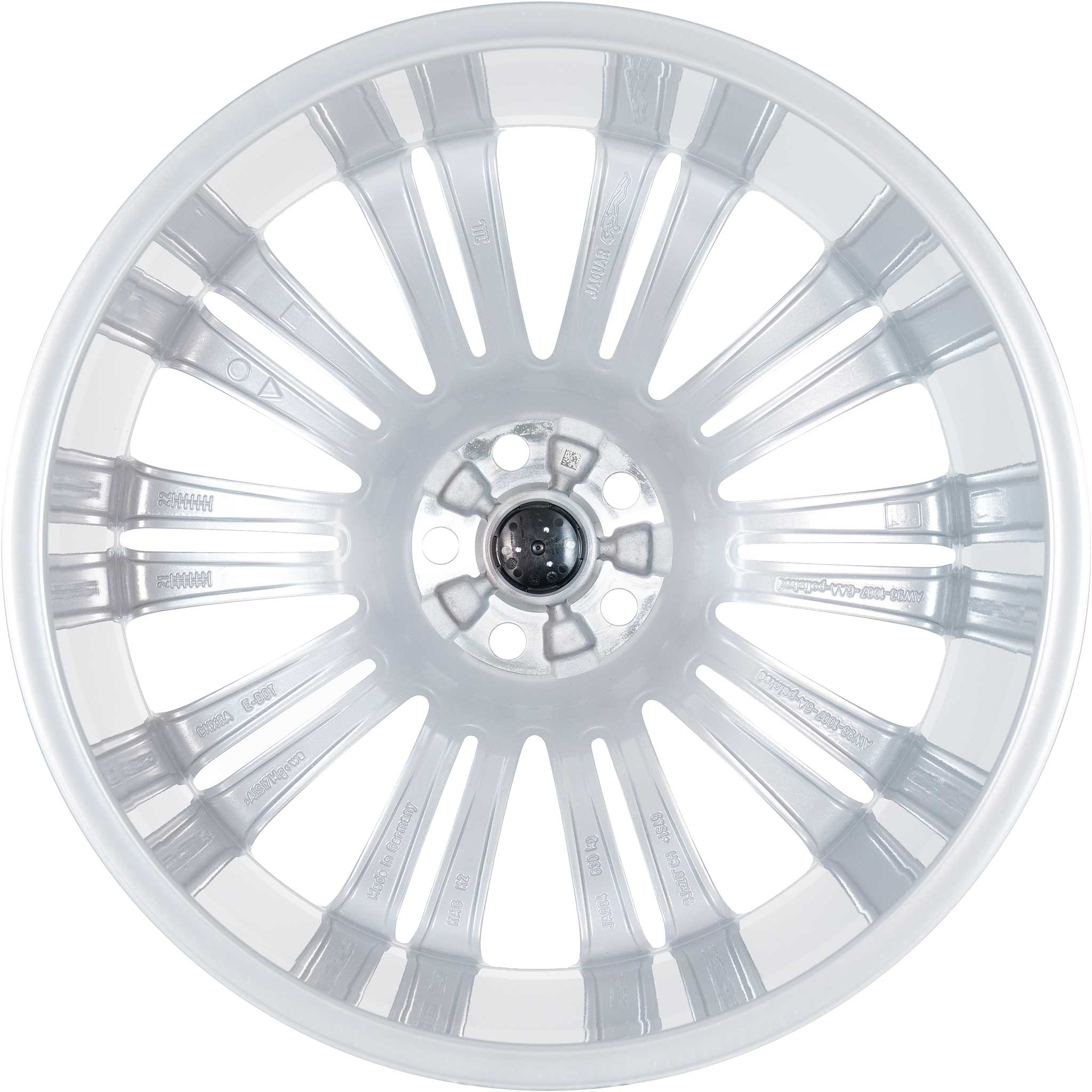 Jaguar Kasuga #1029 Sparkle Silver Alloy Wheel Product Image #3