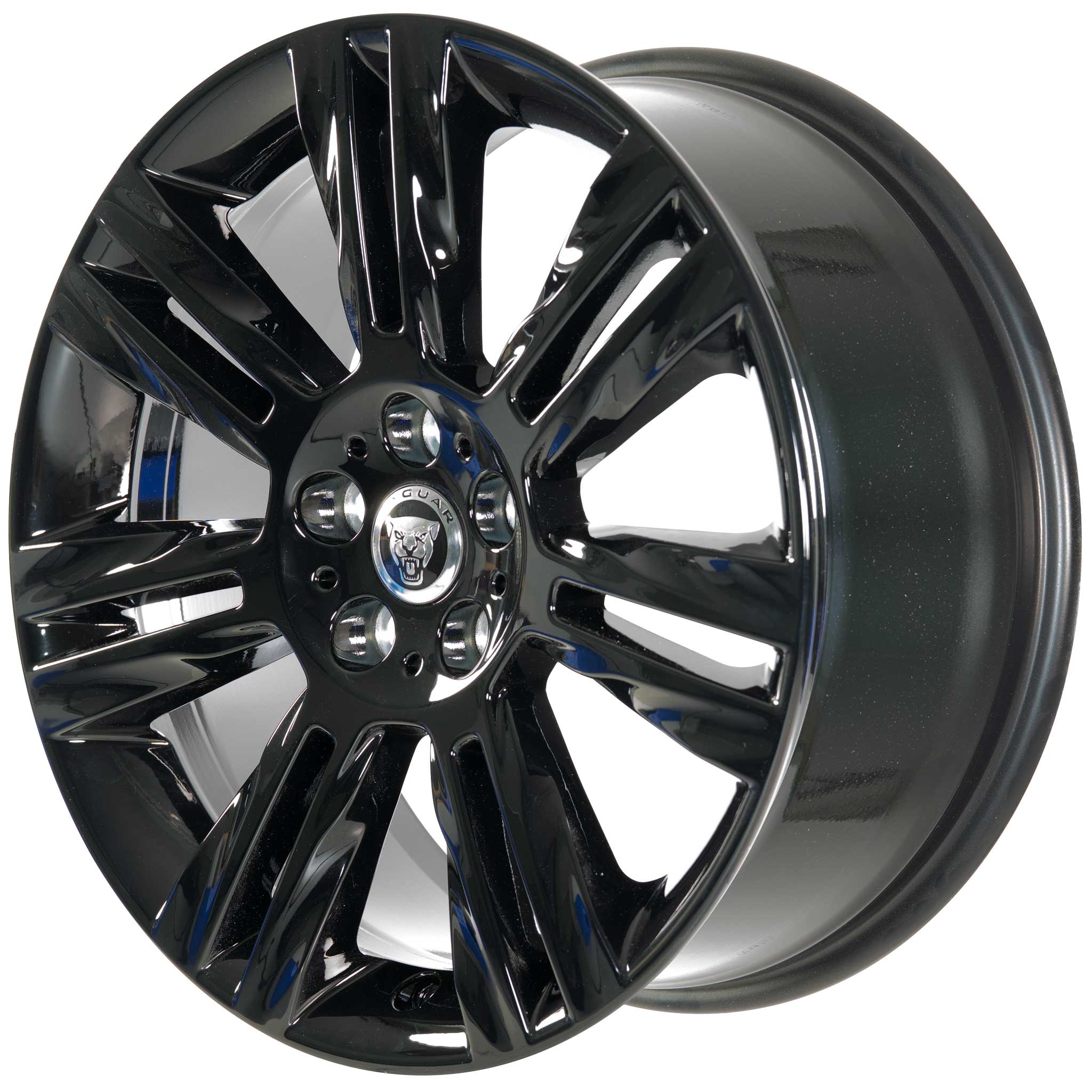 Jaguar Chalice #7011 Gloss Black Alloy Wheel Product Image #2