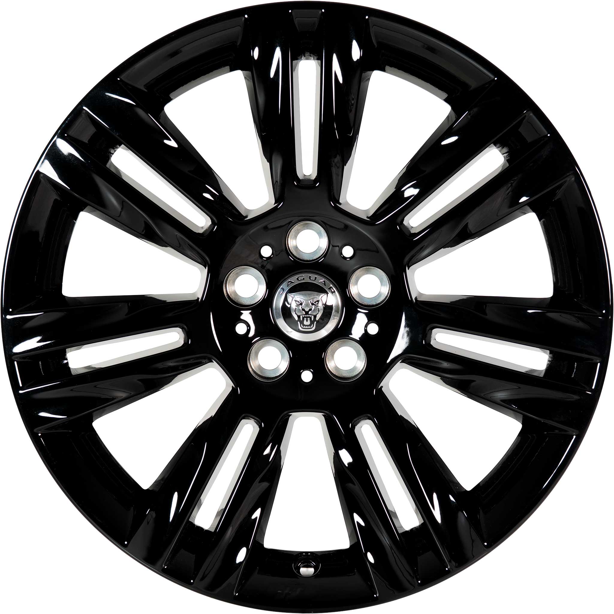 Jaguar Chalice #7011 Gloss Black Alloy Wheel Product Image #1