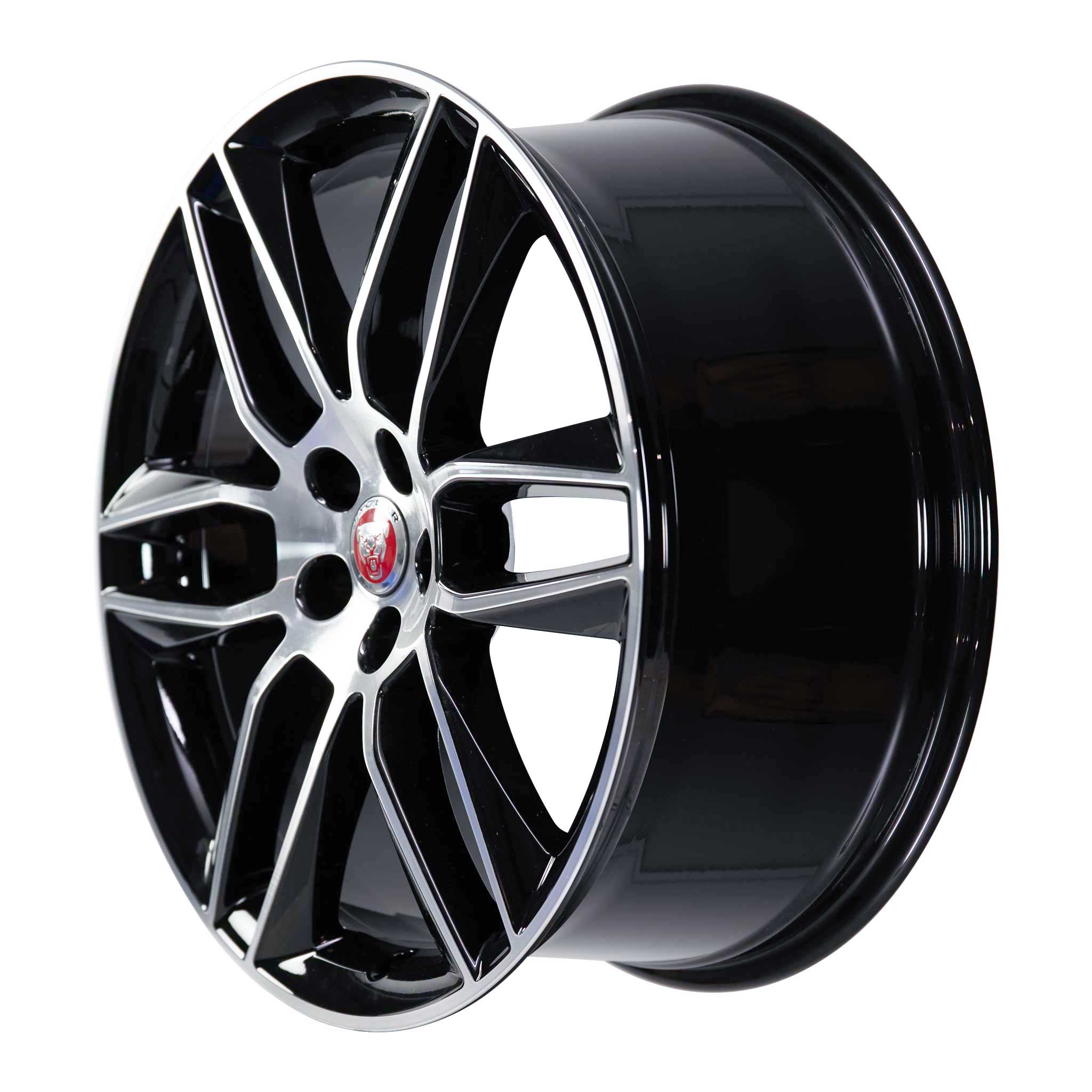 Jaguar Gyrodyne #6003 Gloss Black Diamond Turned Alloy Wheel Product Image #2