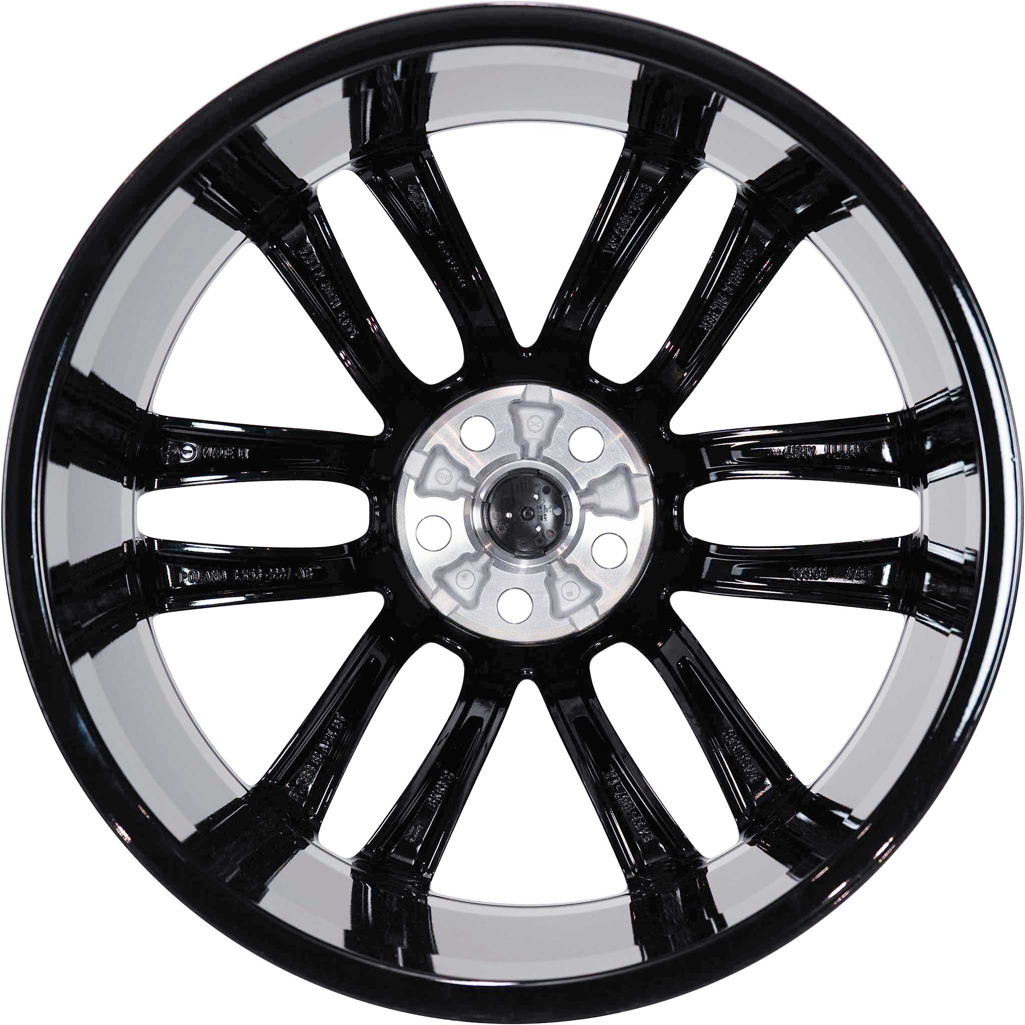 Jaguar Gyrodyne #6003 Gloss Black Diamond Turned Alloy Wheel Product Image #3