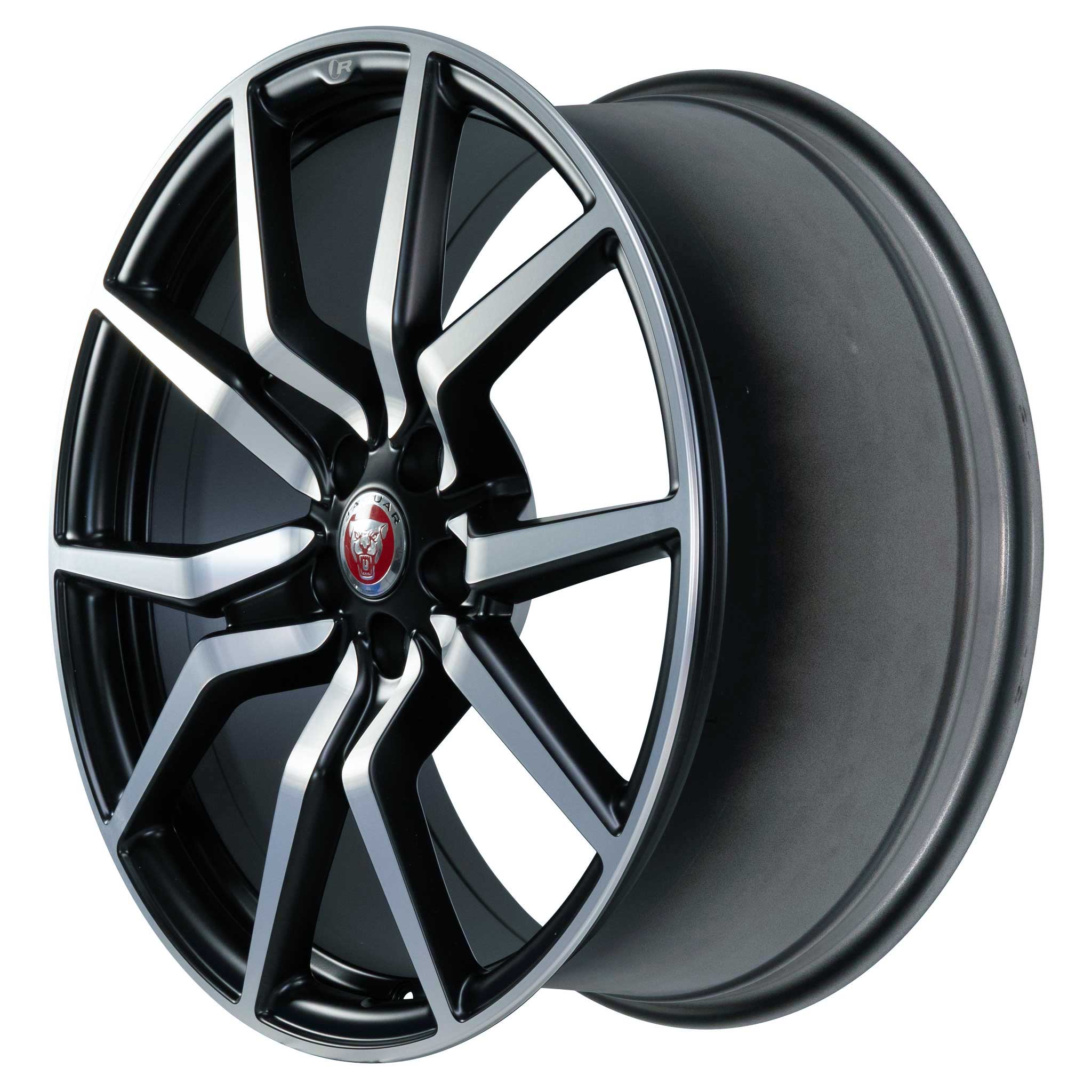 Jaguar Maelstrom #1041 Satin Black Diamond Turned R Edition Alloy Wheel Product Image #2