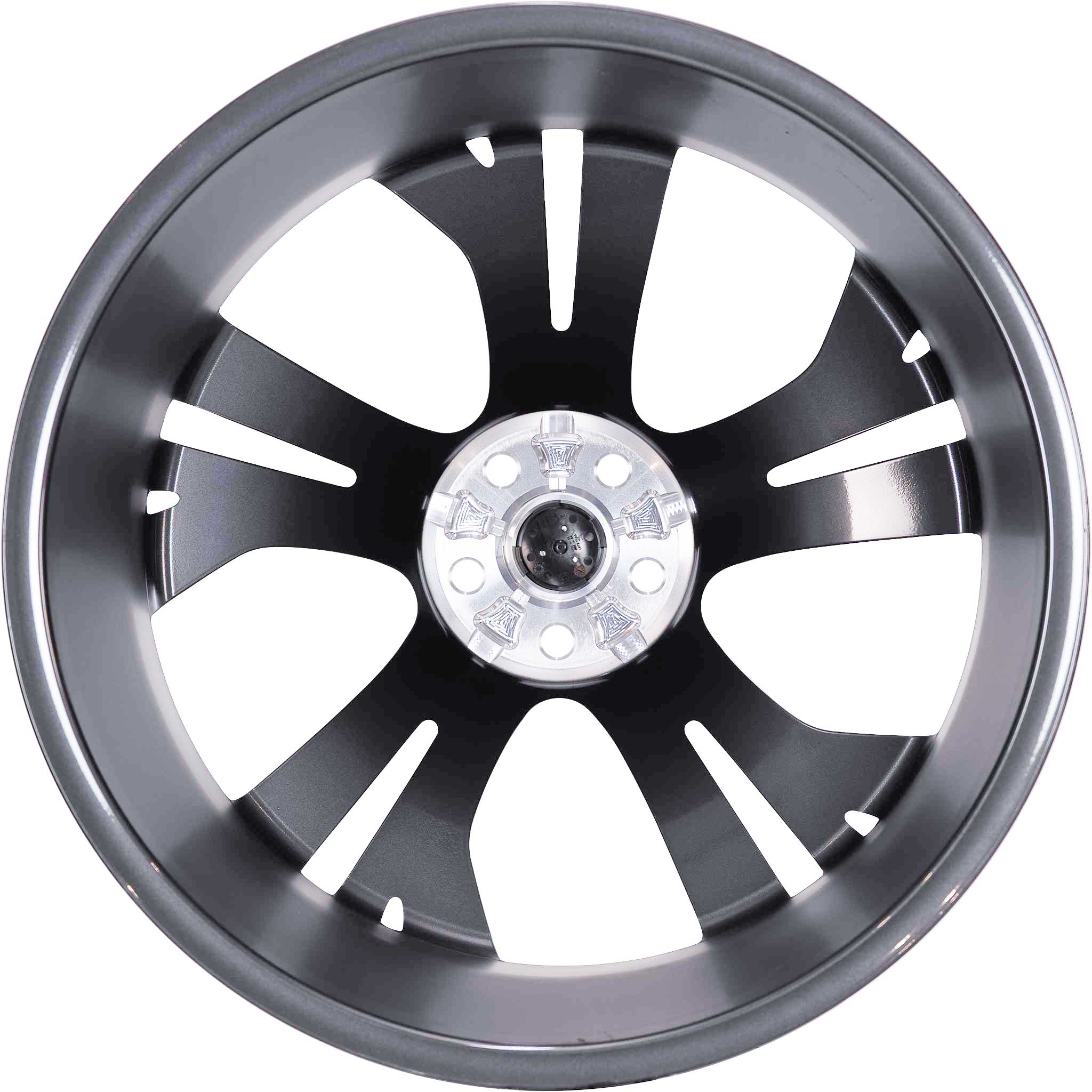 Jaguar Venoprop #5080 Satin Technical Grey Diamond Turned Alloy Wheel Product Image #3