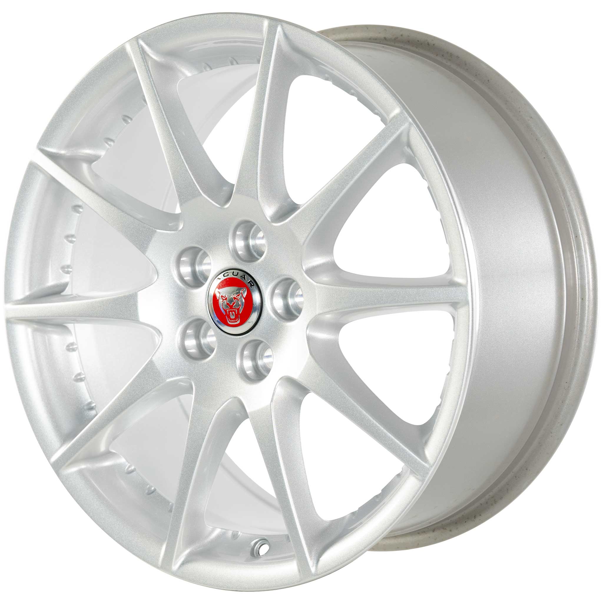 Jaguar Meru Sparkle Silver Alloy Wheel Product Image #2