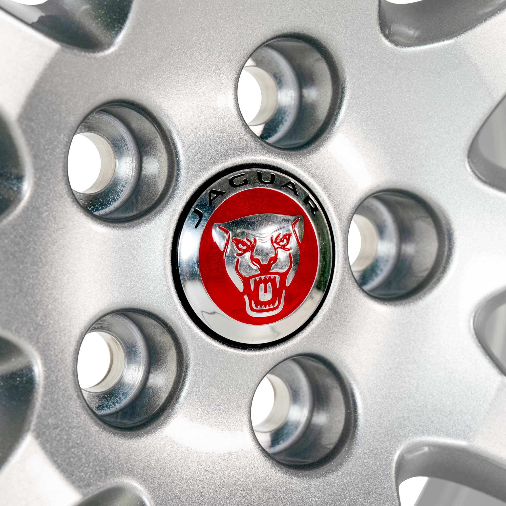 Jaguar Meru Sparkle Silver Alloy Wheel Product Image #4