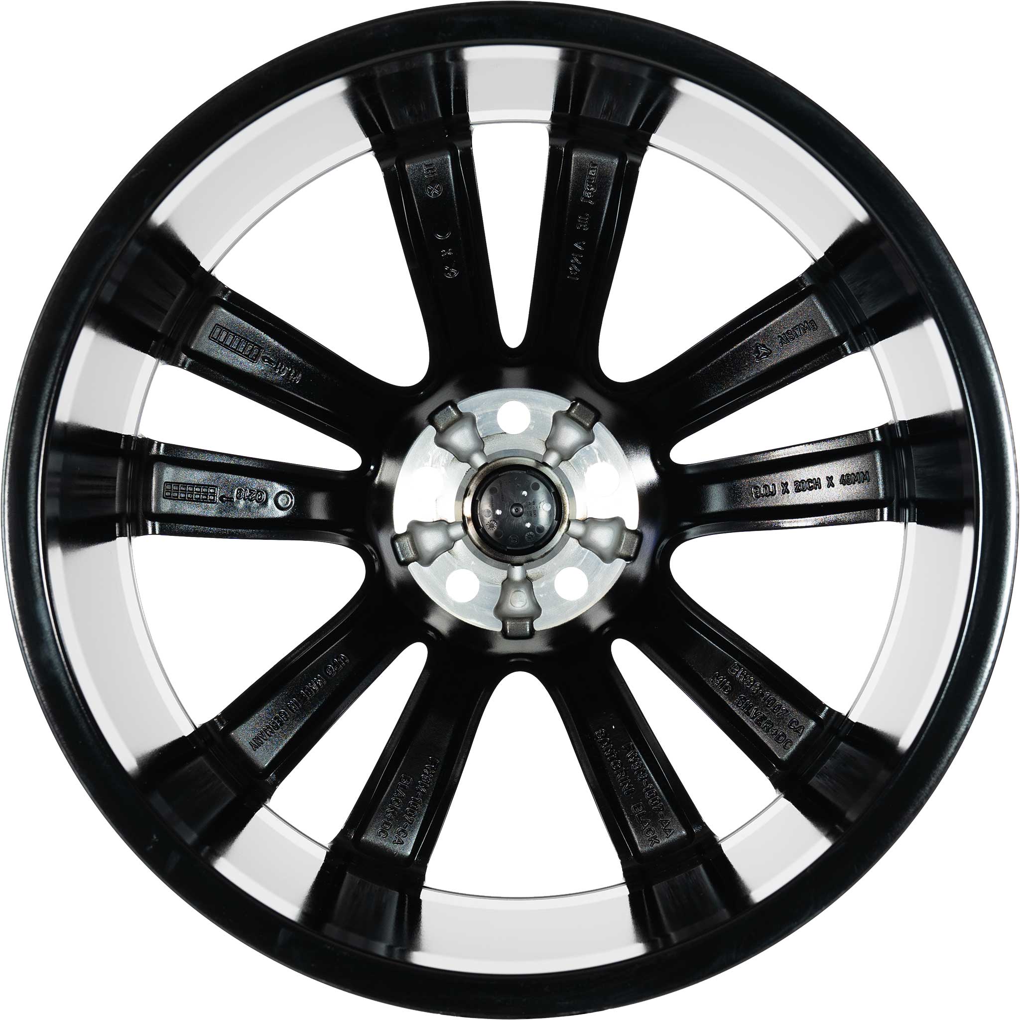 Jaguar Venom #5045 Gloss Black Diamond Turned Alloy Wheel Product Image #3