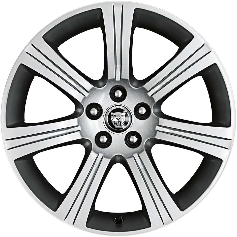 Jaguar Venus #7017 Sparkle Silver Alloy Wheel Product Image #1