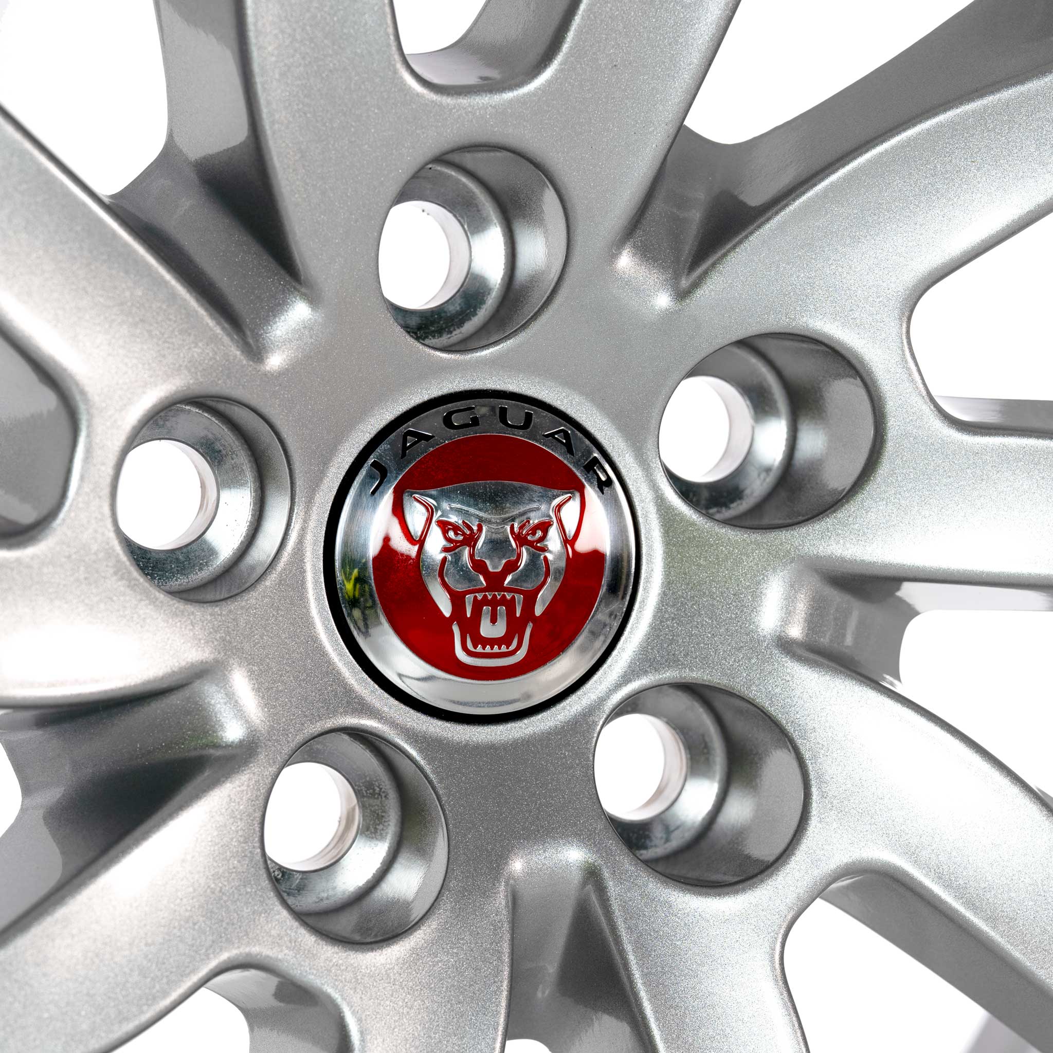 Jaguar Vela #1024 Sparkle Silver Alloy Wheel Product Image #4
