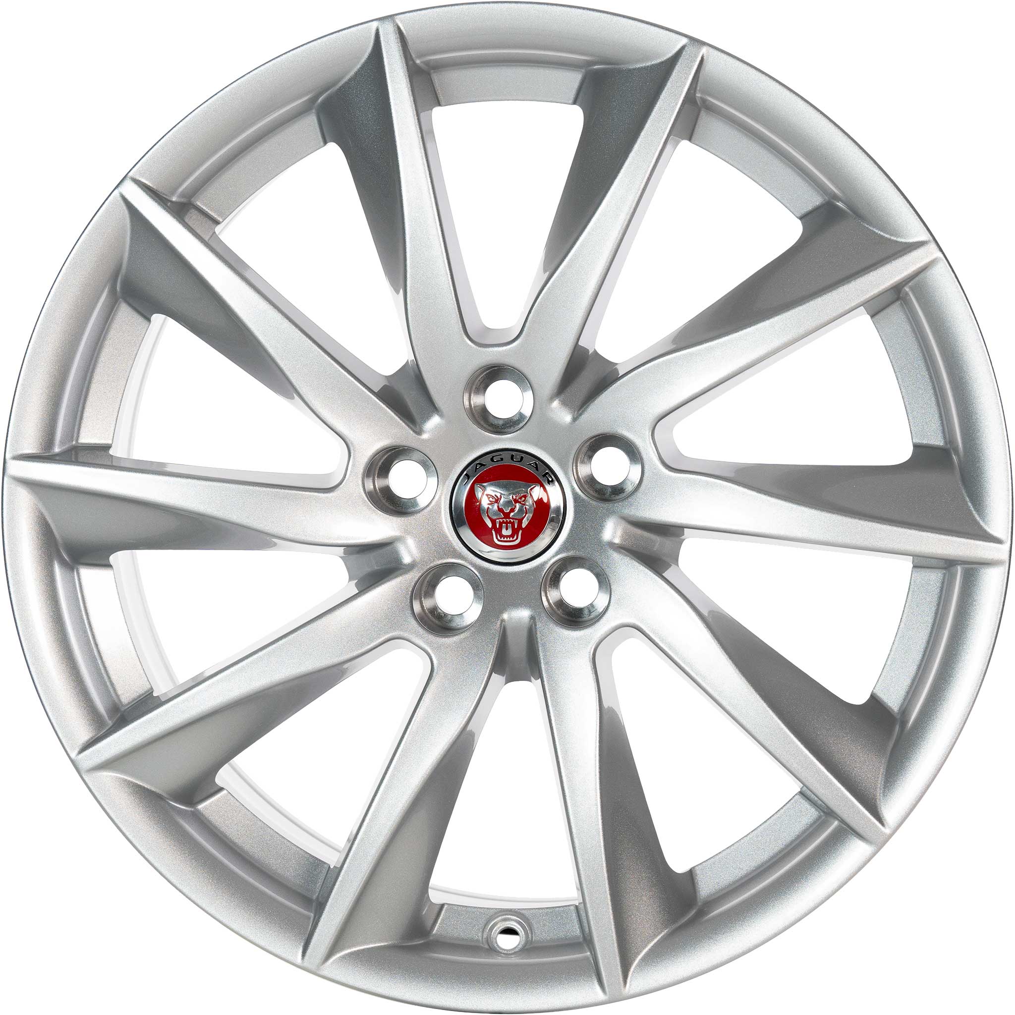 Jaguar Vela #1024 Sparkle Silver Alloy Wheel Product Image #1